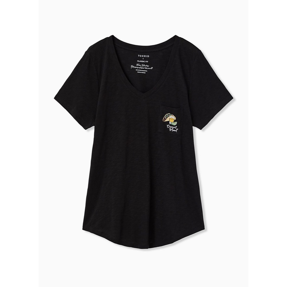 Graphic V-Neck